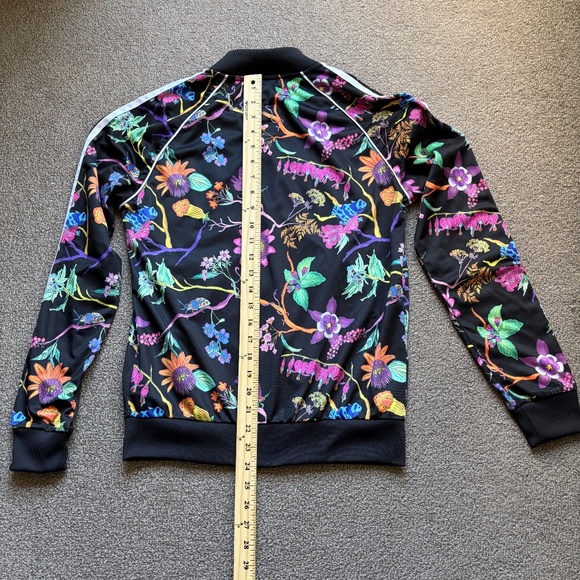 Adidas Originals Ws Bomber Jacket Poisonous Garden Floral Track Warm Up | Size S - Picture 11 of 16